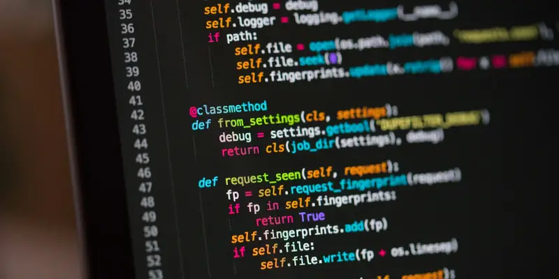 Code for an AI agent on a developer's screen