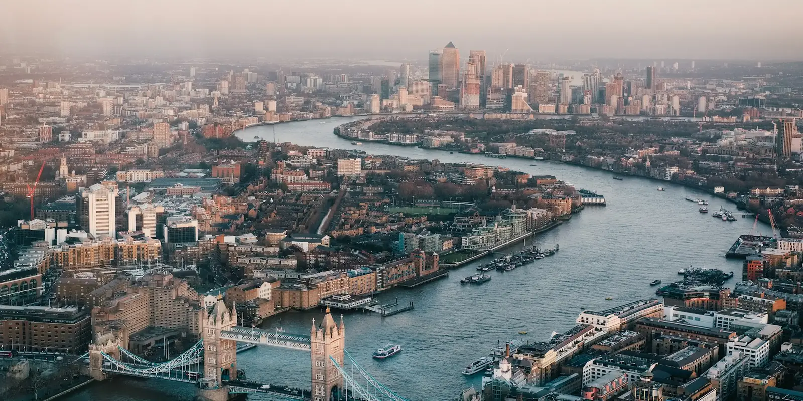 London skyline and the River Thames