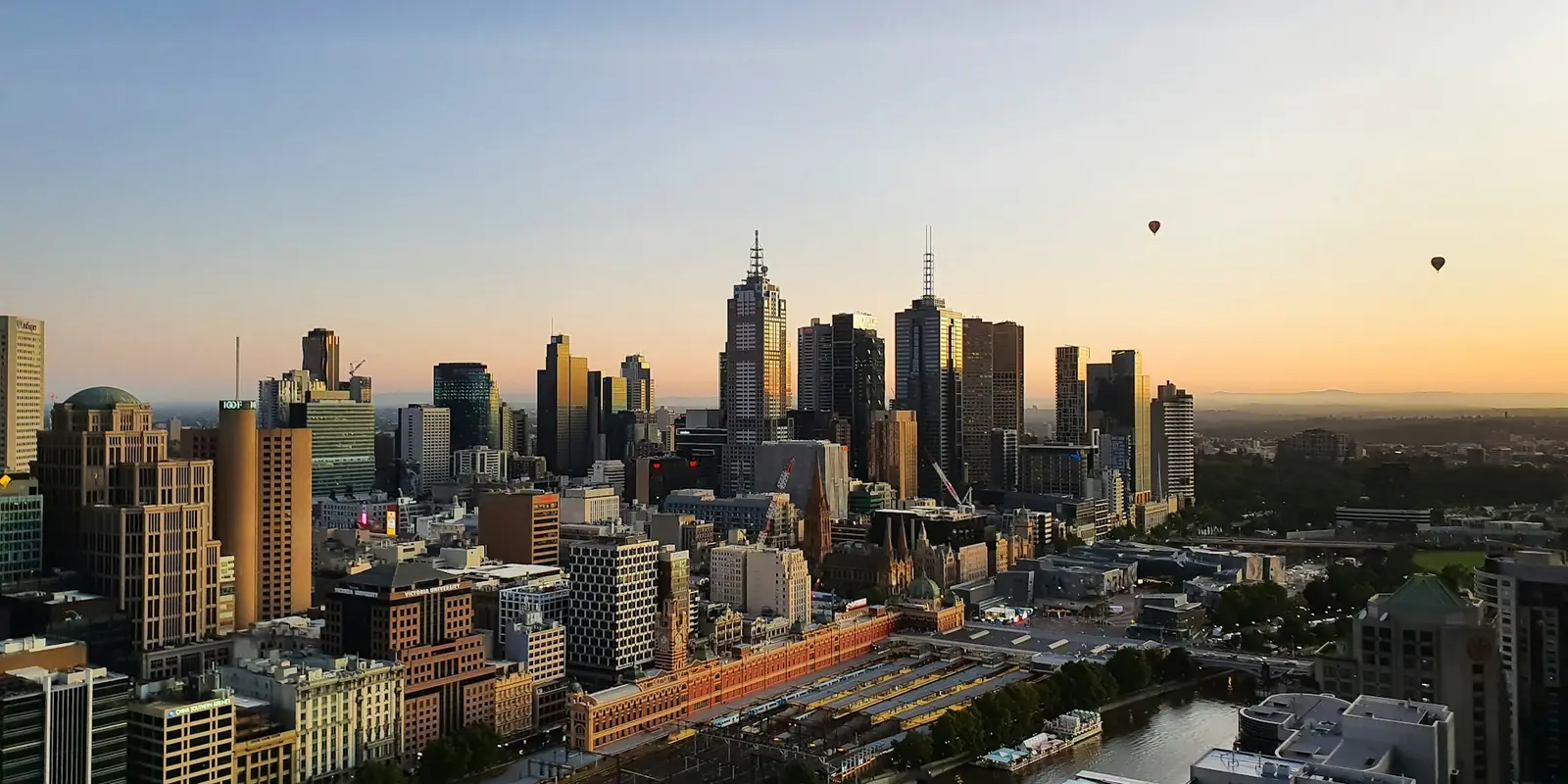 View of Melbourne