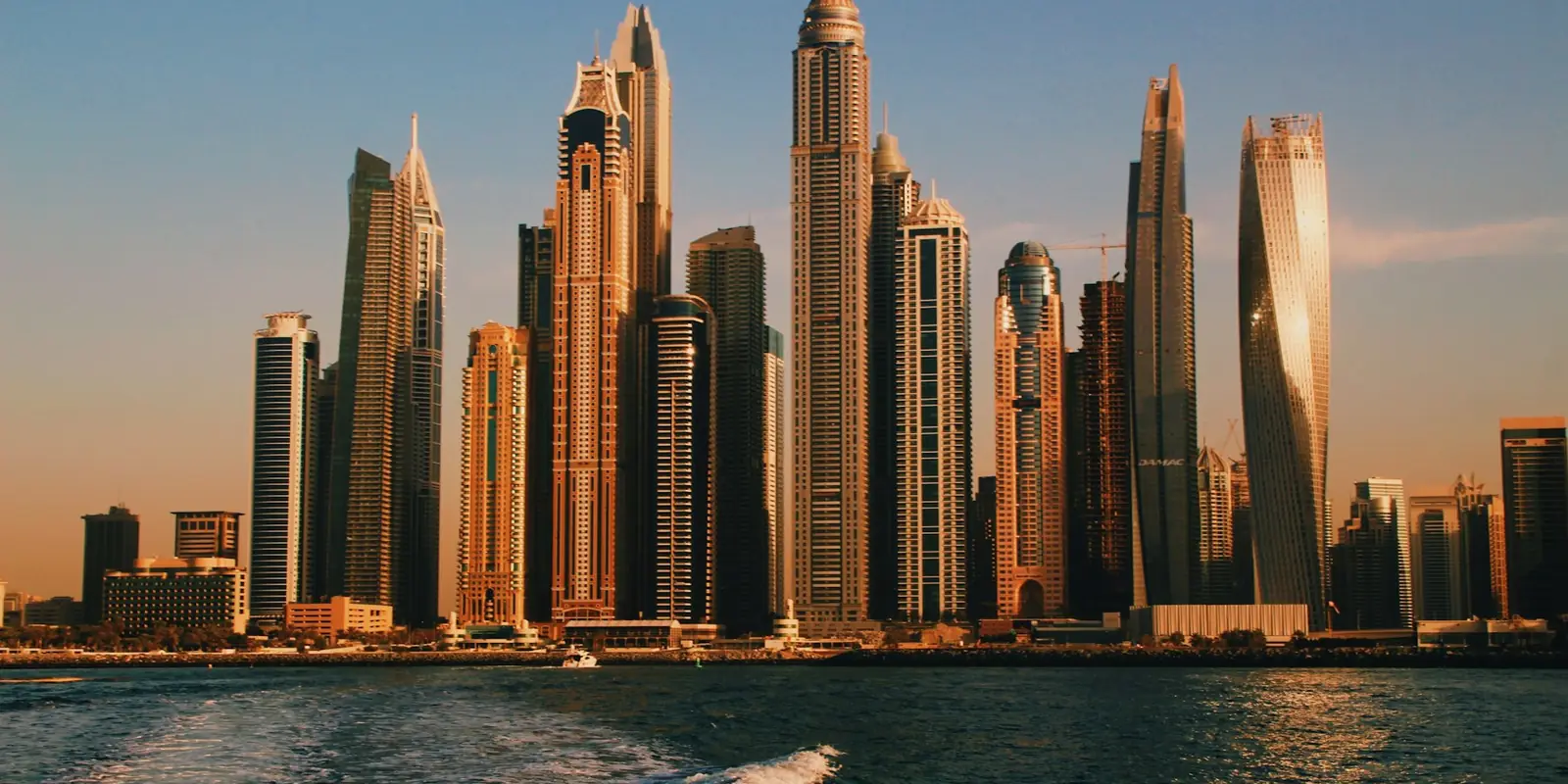Dubai Marina skyline, United Arab Emirates