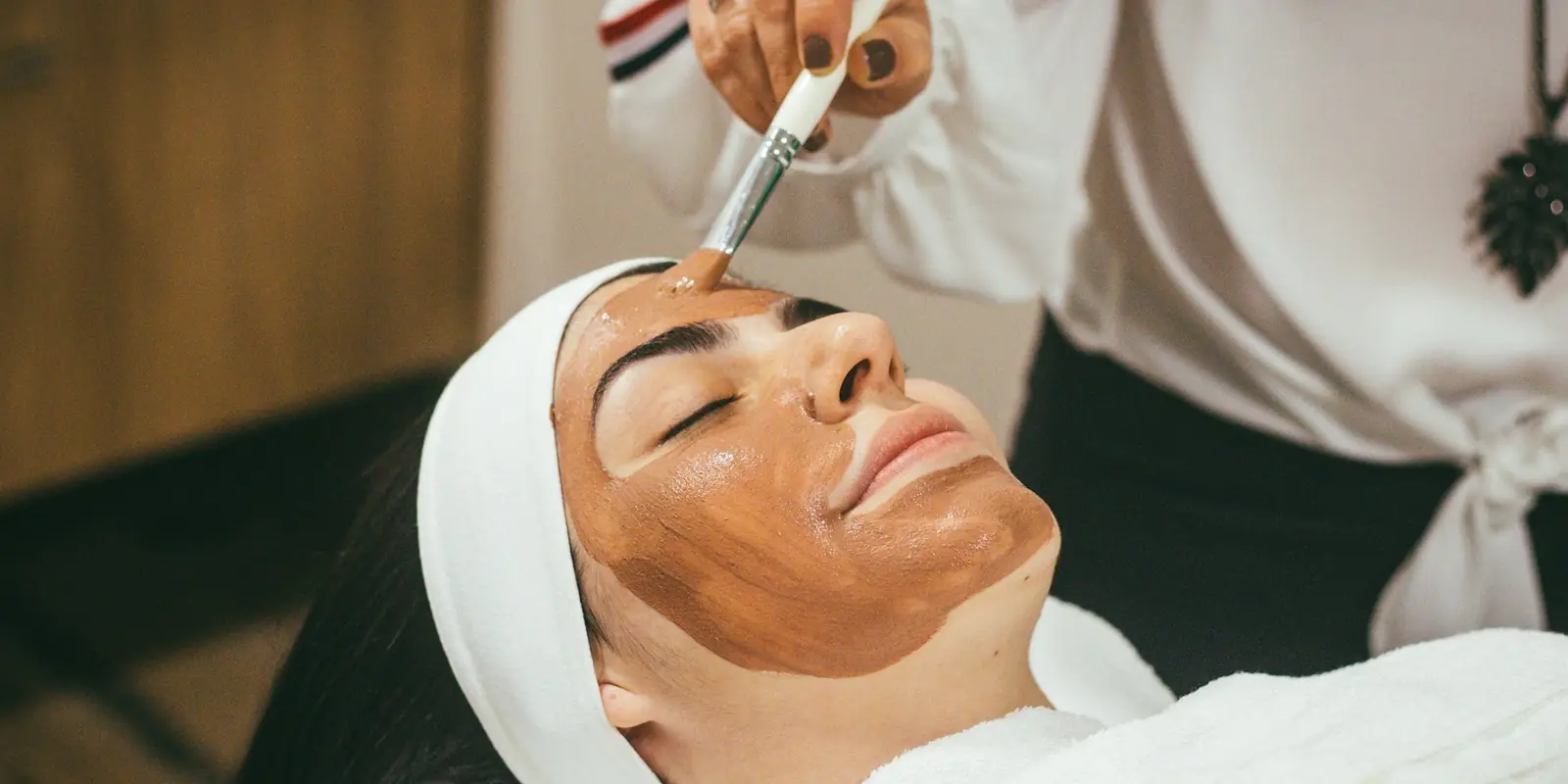 Facial skincare treatment at an aesthetic clinic, USA
