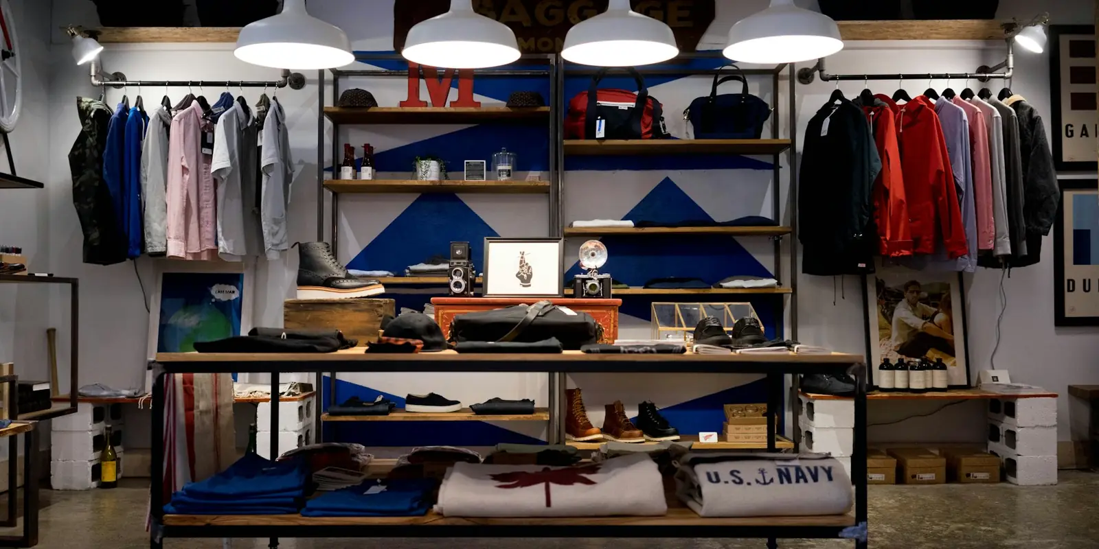 Clothing boutique interior, UK