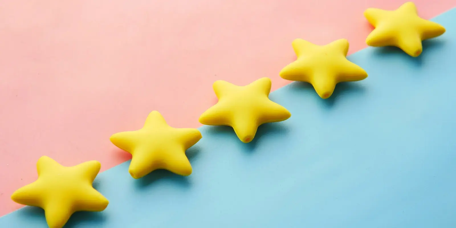 Five gold stars representing customer reviews, Canada