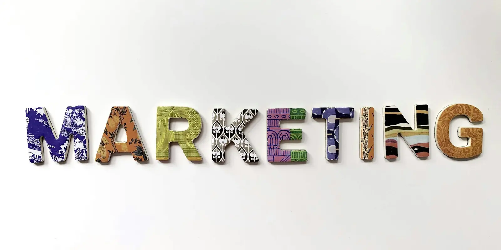 Colourful marketing letters (What Is Performance Marketing?)