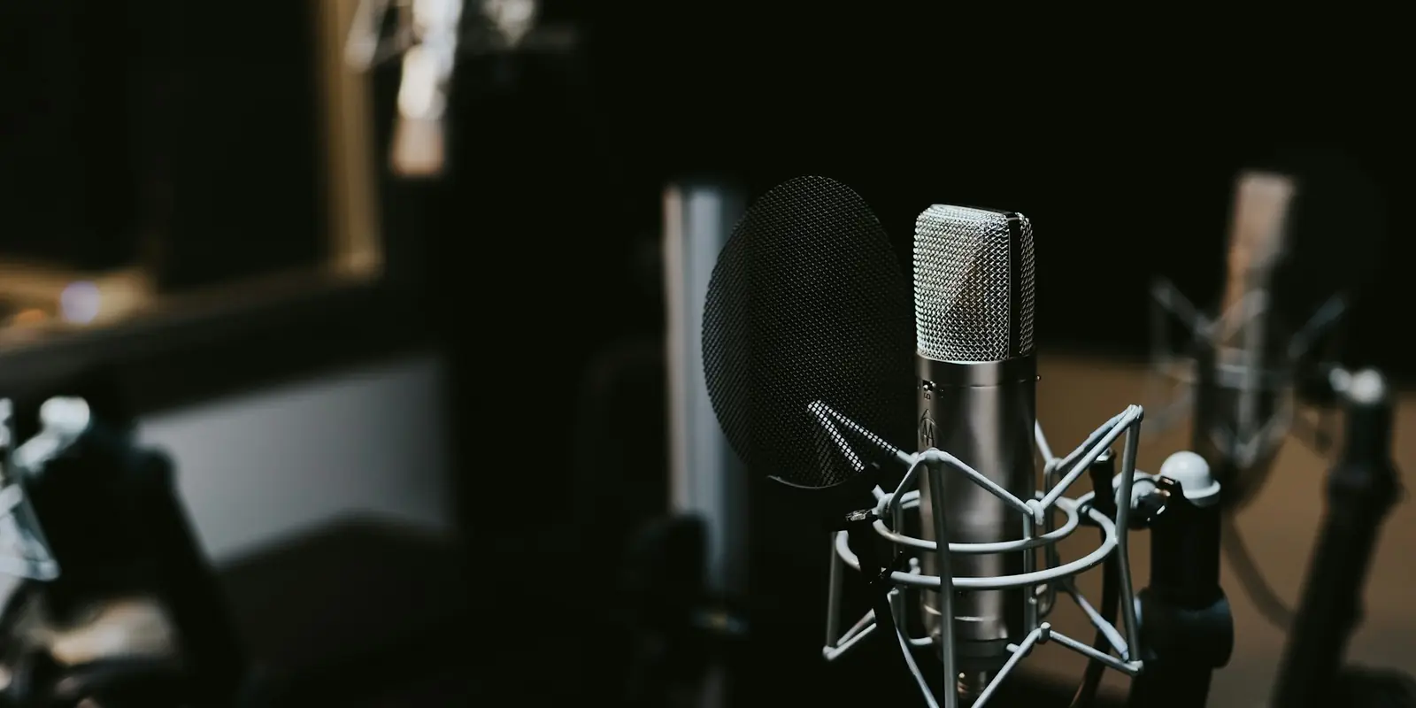 Studio microphone for podcast recording, Saudi Arabia